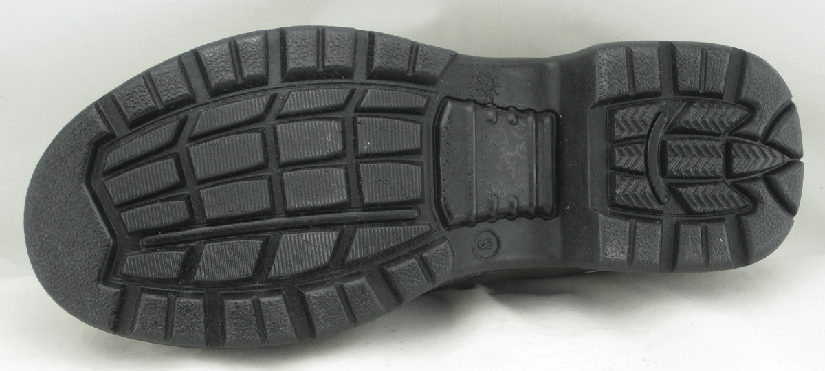 Construction safety boots with steel toe and steel plate