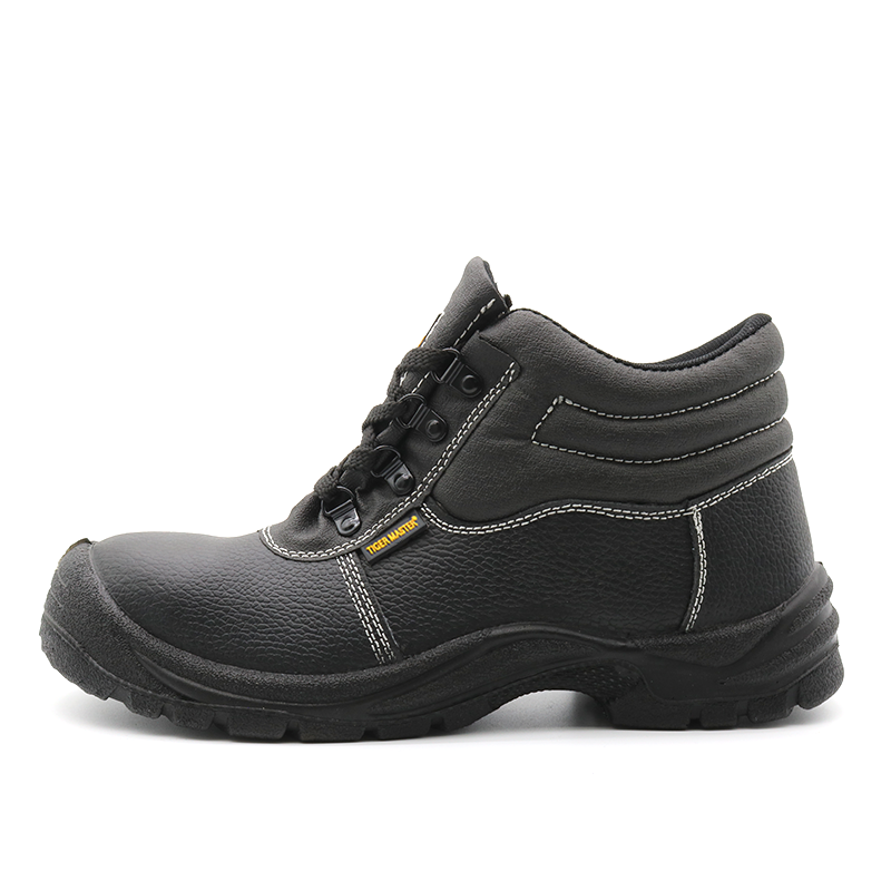 Non-slip Anti Puncture Cheap Safety Shoes Mid Cut Steel Toe