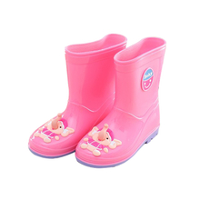 KRB-006 Colorful waterproof cute pvc rain boots for girls