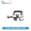 Ortodoncia con brackets metálicos de malla MIM