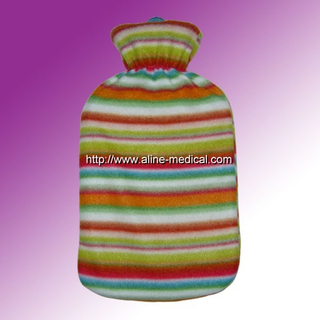 Rubber Hot Water Bottles W/Cloth Cover