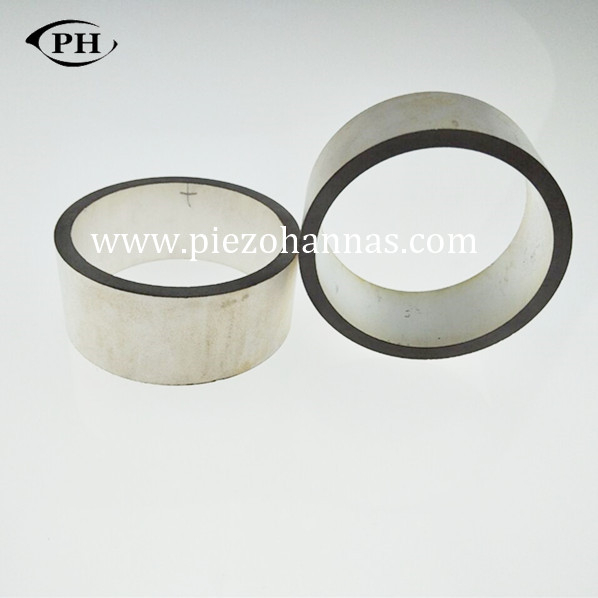 anillos piezoeléctricos de la cerámica del pzt 5 del alúmina para el amplificador