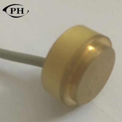 abrazadera material de cobre amarillo del bajo costo 1MHz en flujómetro de calor ultrasónico