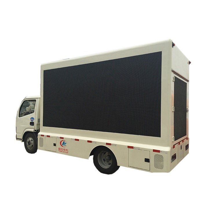 Alto pixel LED móvil de HOWO 4x2 P4 que hace publicidad del carro de la visualización