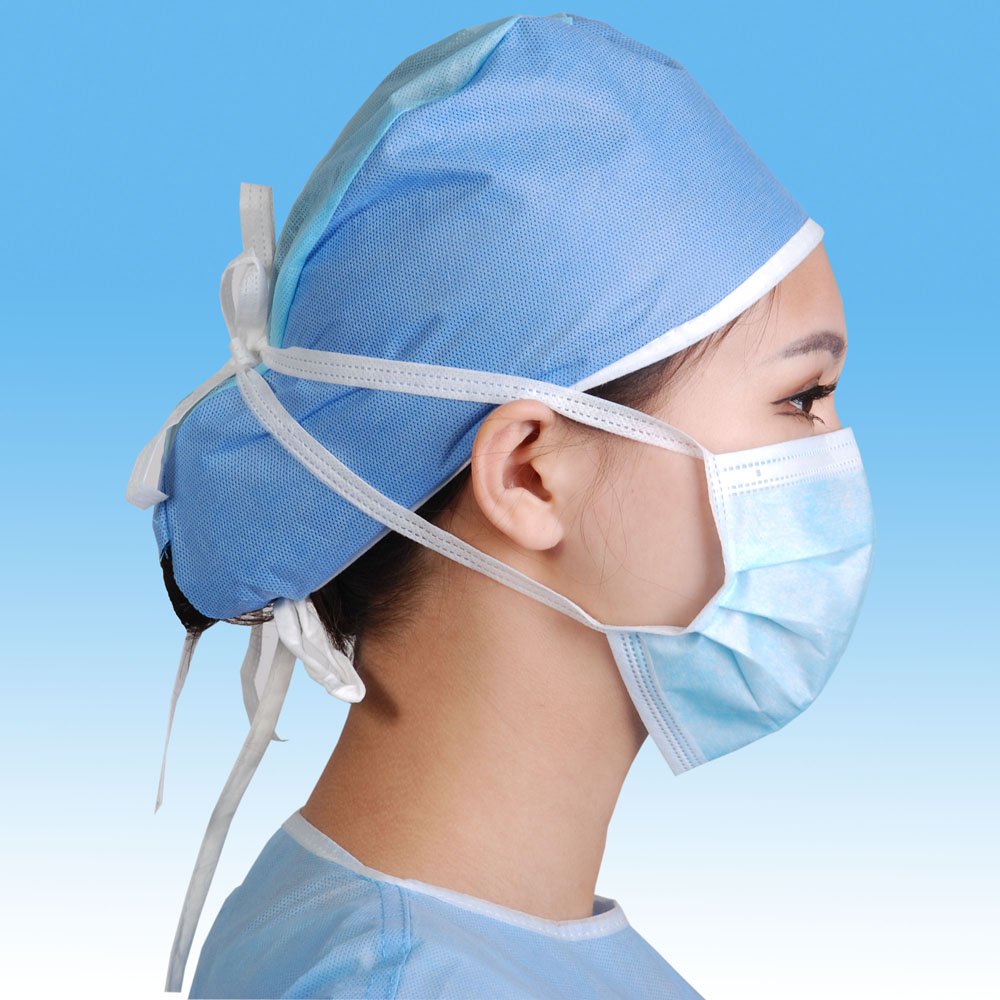 Surgical Face Mask Disposable Tie on 3 Ply Nonwoven Face Masks Buy