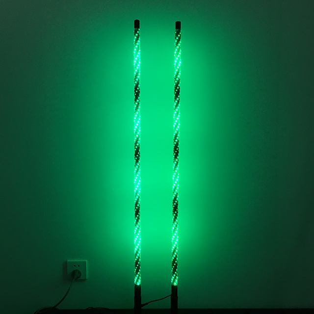 2ft Dream Color Single LED lighted whips 