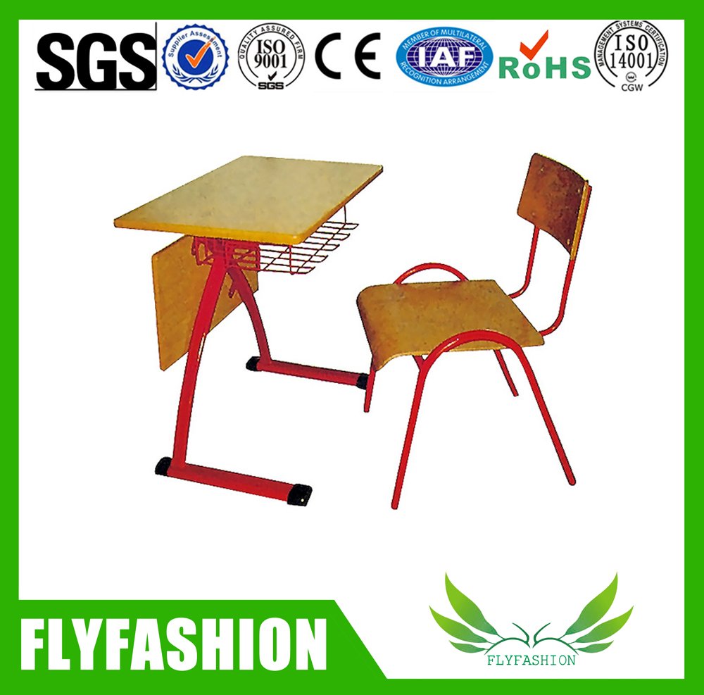 Estudiante popular Deks de los muebles de escuela del diseño solo y silla (SF-67S)