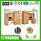 Bâti de couchette en bois d'élève de meubles de dortoir d'école de vente chaude avec le bureau et la garde-robe (BD-16)