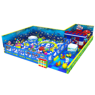 Ocean Themed Amusement Park Foam Padded Ball Pit for children