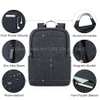 Waterproof backpack school college laptop bookbags for business