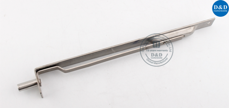 Perno rasante de acción de palanca de acero inoxidable 304 para puerta