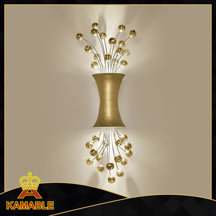 Декоративный современный дизайн Crystal Metal Wall Lamp (KA9004)