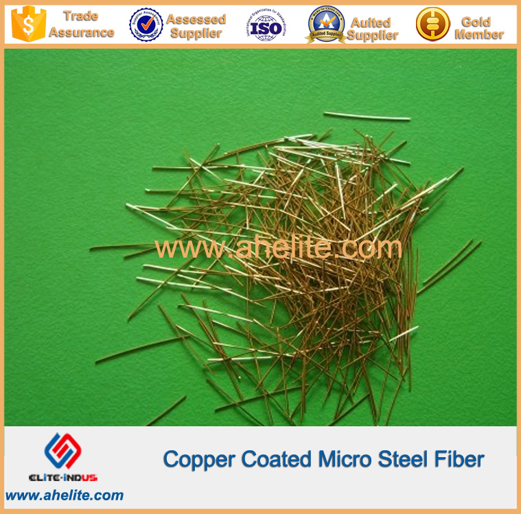 Cobre recubierto de fibra de acero micro