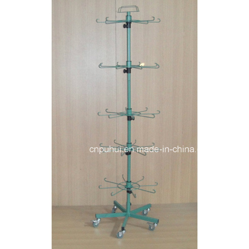 Metal Floor Revolving Hook Rack (PHY252) - Buy Revolving Hook Rack ...