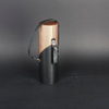 Wine Box Manufacturer Pu leather decorative round cardboard wine bottle tube