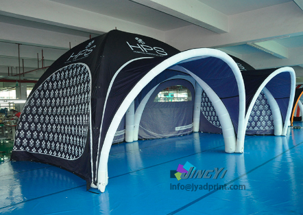 4X4X2.7M Inflatable Advertising Tent, Tradeshow Display Air Marquee, POP up Air Advertising Gazebo Tent with full color custom printing