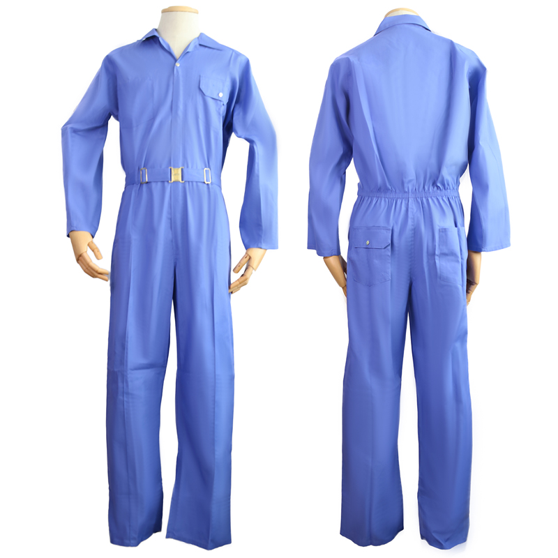 Safety Equipment Cheap Poly-cotton One Piece Protective Men Safety Workwear Coveralls 
