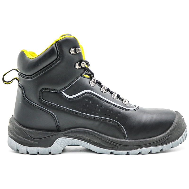 2021 Non-slip oil proof anti static industrial safety shoes steel toe cap