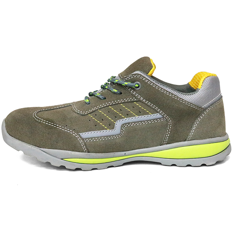 Anti Slip Fashionable Sport Type Safety Shoes Steel Toecap 