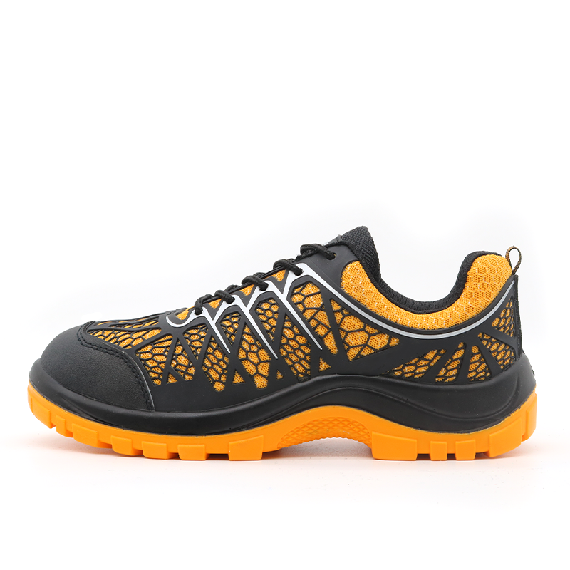 KPU Upper Oil Slip Resistant Pu Sole Sneaker Safety Shoes with Steel Toe