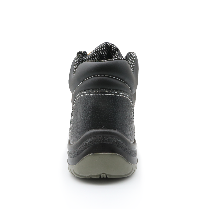 Oil Water Resistant Steel Toe Leather Safety Shoes for Construction