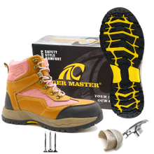Non-slip Composite Toe Protection Safety Hiking Shoes Women
