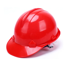 Red ABS Shell Pinlock CE EN 397 Safety Helmet Construction