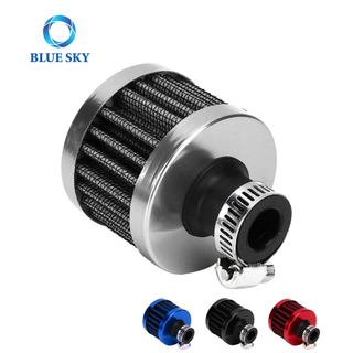 Mini cubierta de ventilación Universal de alto flujo para cárter de coche, respiradero de cabeza de seta, accesorio automático, filtro de entrada de aire