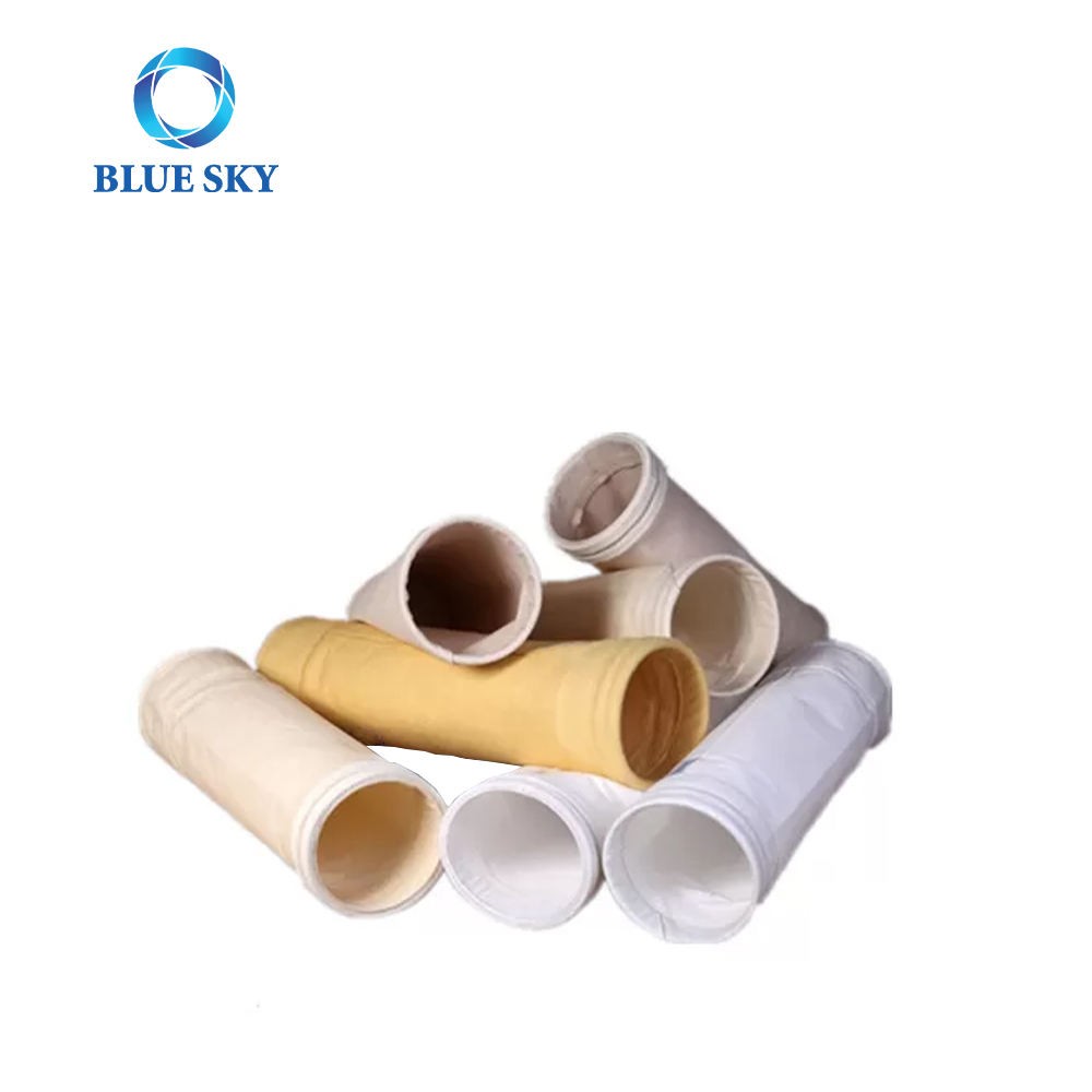 Bolsa de filtro de cemento de poliéster industrial con filtro aplicado especial para molino de cemento personalizado para la industria de molinos de plantas de cemento