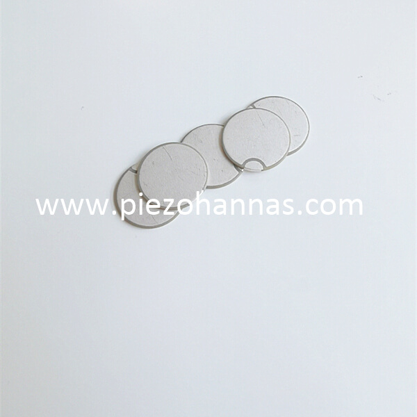 Disco de cerámica piezoeléctrica de material Pzt para limpieza dental ultrasónica