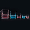 2200ml Large Clear Square Glass Candle Holder