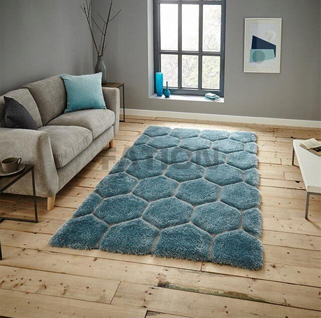 Super Soft Home Decor Area Rug 3D Shaggy Carpet