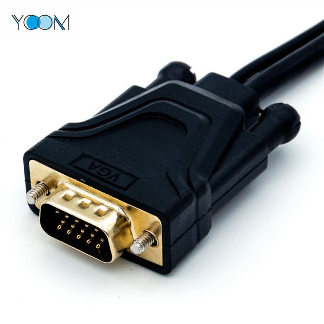 Cable HDMI a VGA con audio USB