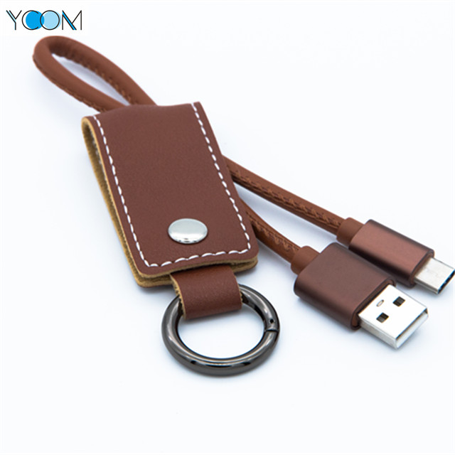 Leather USB Charging Cable for Type C
