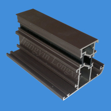grey Coated Aluminum Extrusion for Windows, Thermal Break