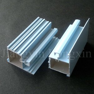 Blue Powder Coated Aluminium Profile for Sliding Window