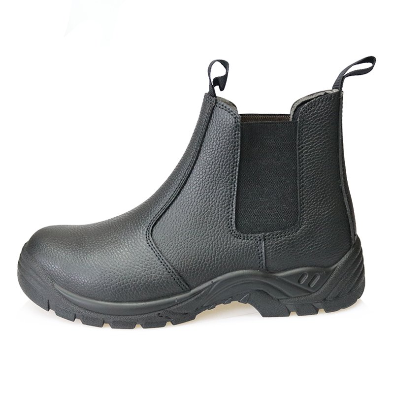 HA5010 split embossed leather no lace fashionable safety shoes - Buy ...