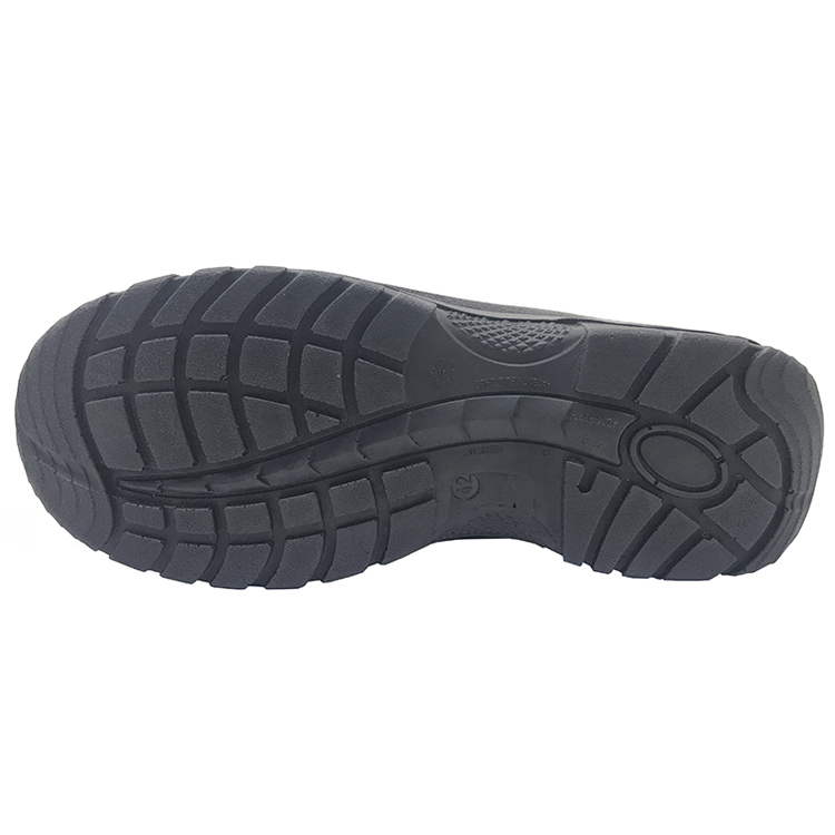 ENS013 black steel toe safety work shoes