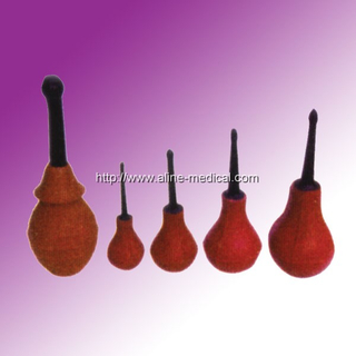 Pear shape syringe & vaginal syringe