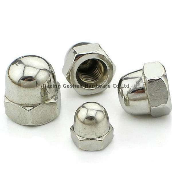 Casquillo con forma hexagonal de acero inoxidable DIN1587