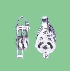 S/S DOUBLE BALL BEARING BLOCK WITH SHACKLE(SIDE BECKET)