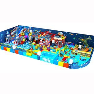 Space Themed Entertainment Kids Indoor Playground with Ball Pit