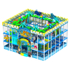 Ocean themed Amusement Park Small Kids Soft Play Structure with Ball Pit