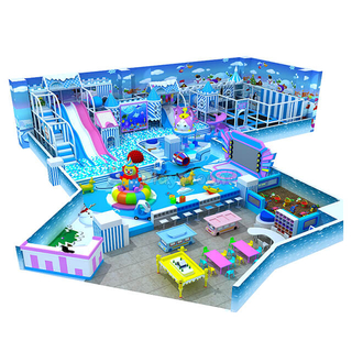 Ice & Snow Themed Amusement Park Indoor Playground Equipment for sale