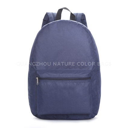 Simple lightweight polyester colorful backpack for college student