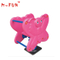 Bright-colored plastic rocking toys
