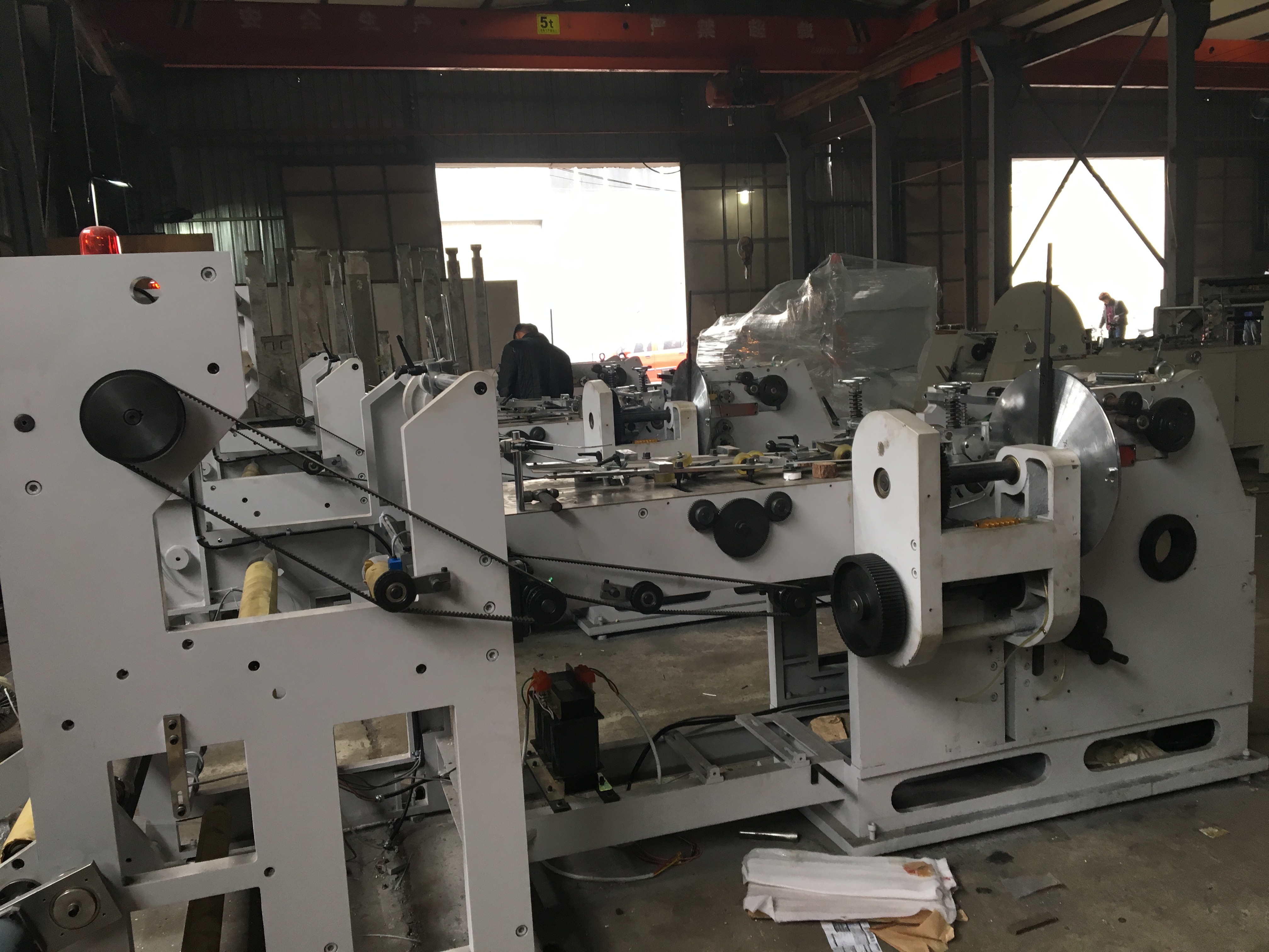 RXZD400/600+YT4800 Automatic High Speed Paper Bag Machine With Flexo