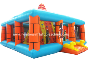 RB13010(8x8x6m) Inflatable Climbing Wall Game/Inflatable Customized Climbing Bouncer