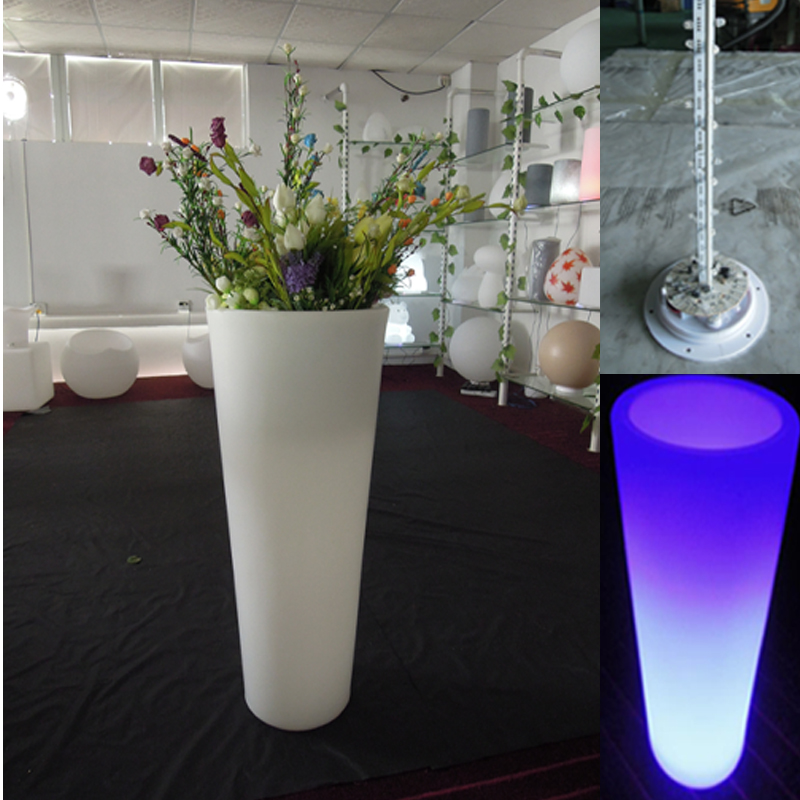 Светодиодные украшения для цветочного горшка со светодиодной подсветкой (E002)