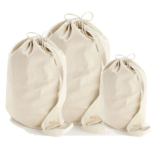 Heavy Duty Durable Natural Cotton Canvas Laundry Bag